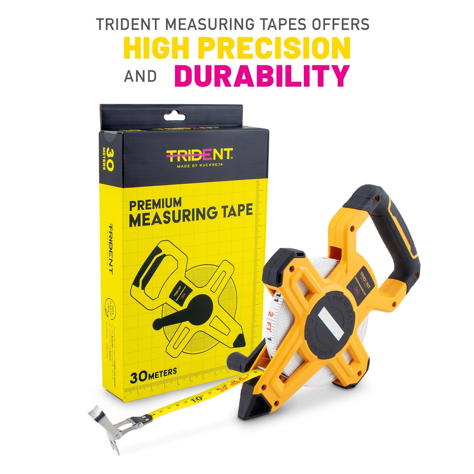 Trident Premium Measuring Tape - 30m - Image 2