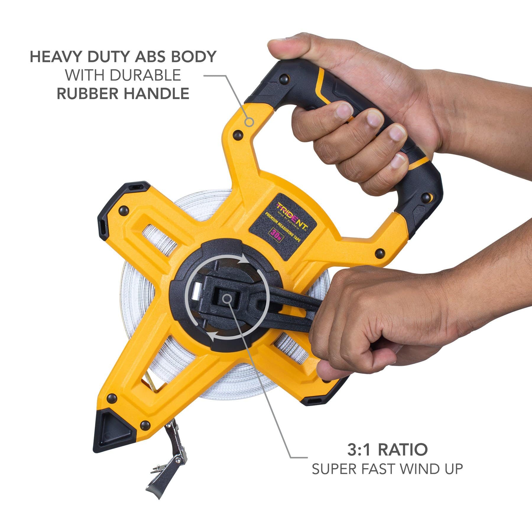 Trident Premium Measuring Tape - 30m - Image 3