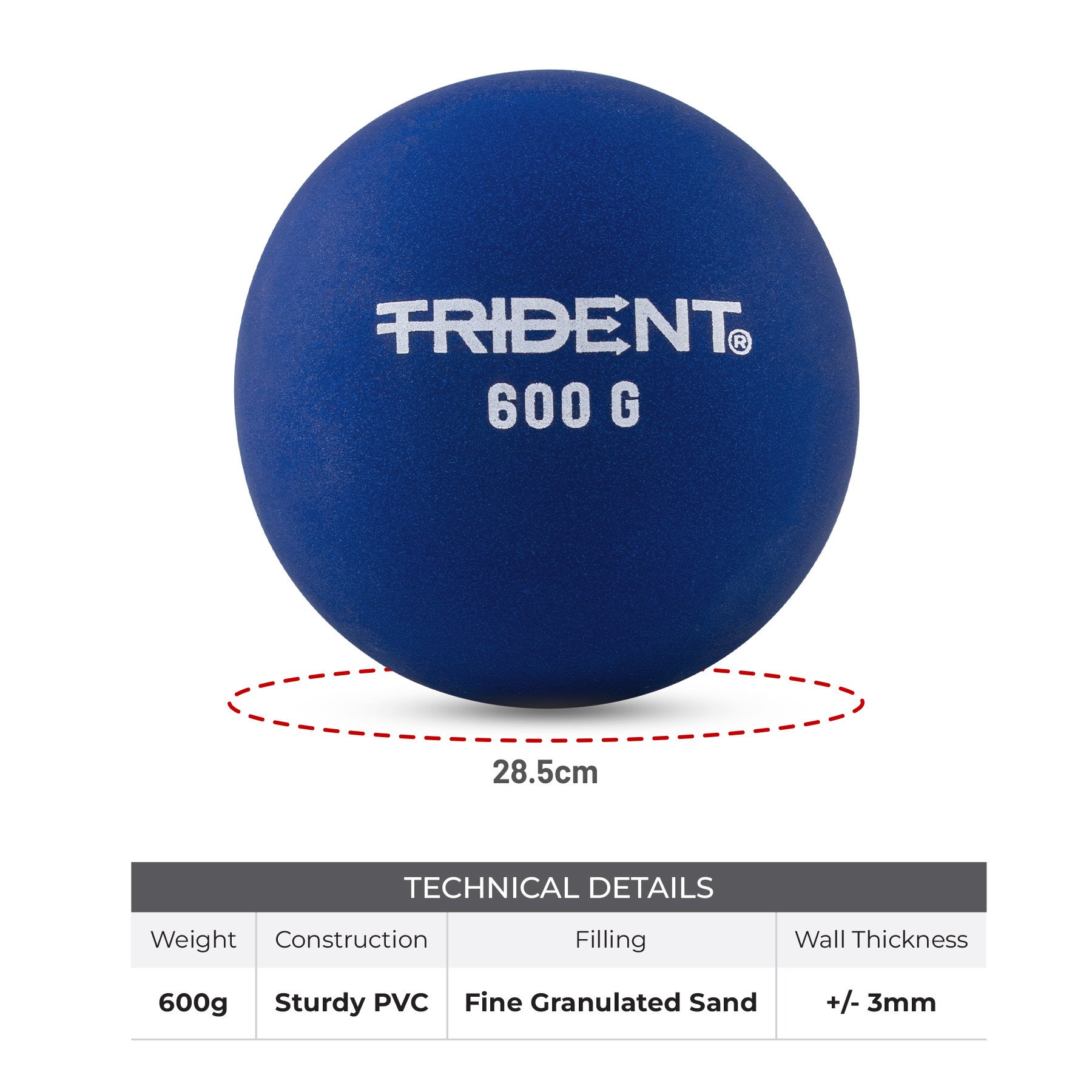 Trident Milestone Soft Shot Put - 600g - Image 4