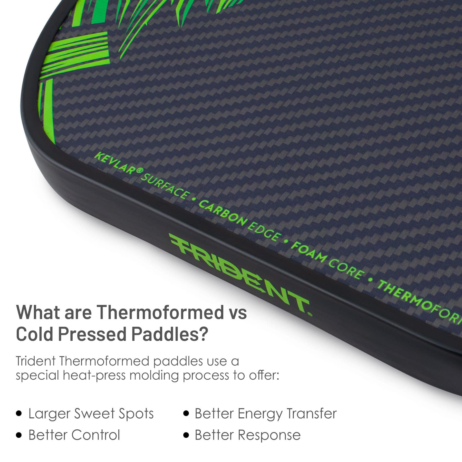 Trident Momentum 100 Pickleball Paddle - Electric Jade (USAP Approved) - Image 8