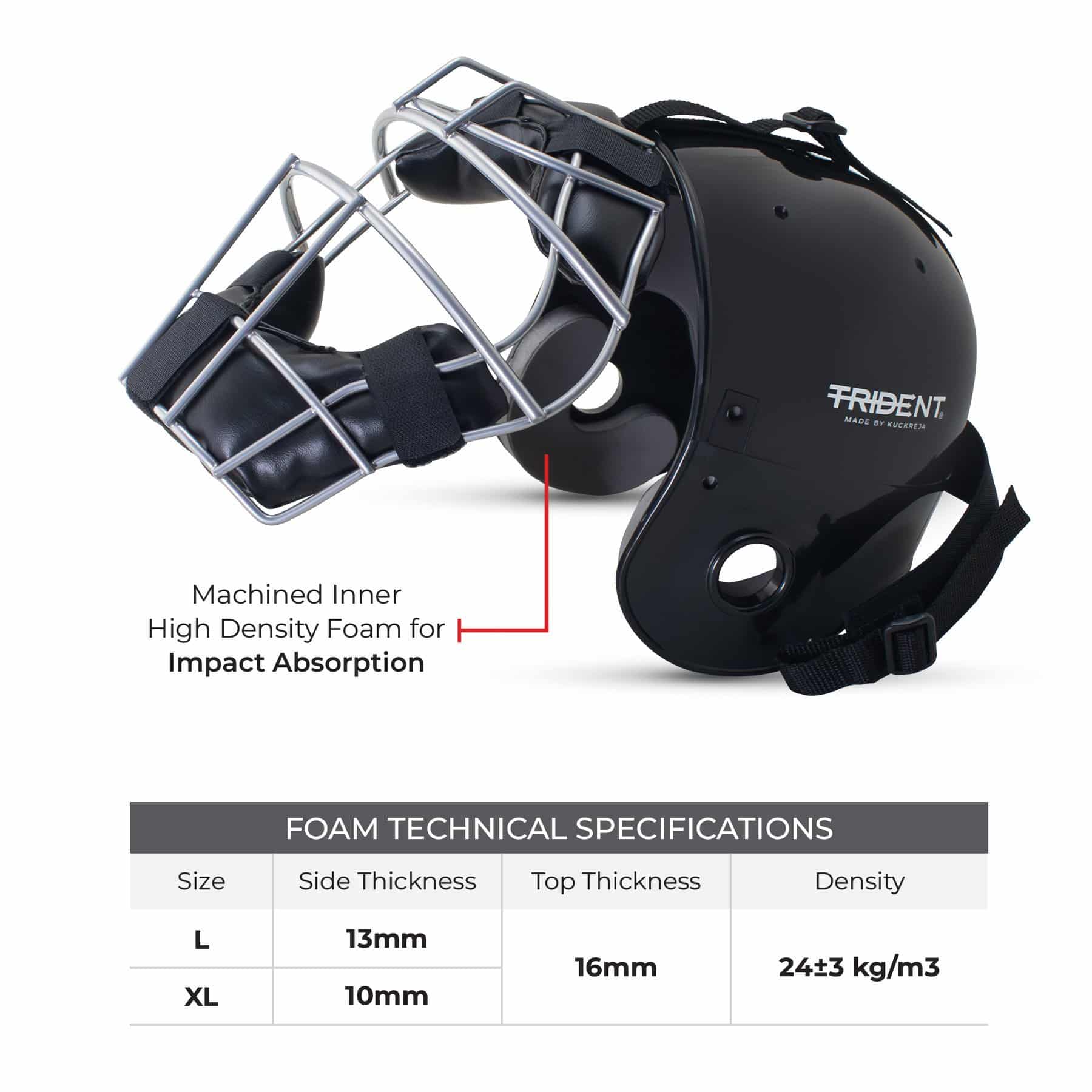 Trident Milestone Softball Catchers Helmet - Image 3