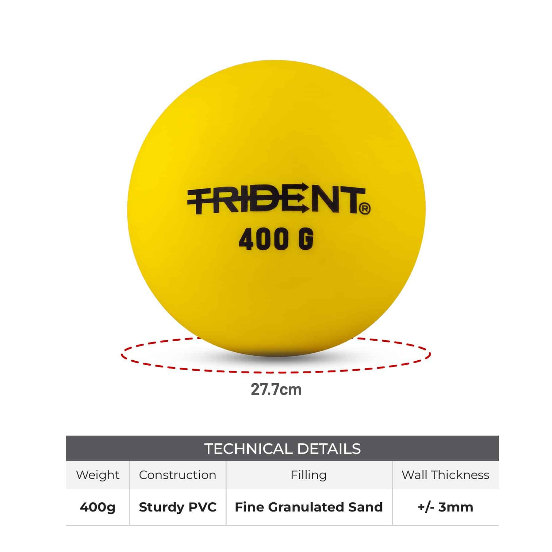Trident Milestone Soft Shot Put - 400g - Image 4