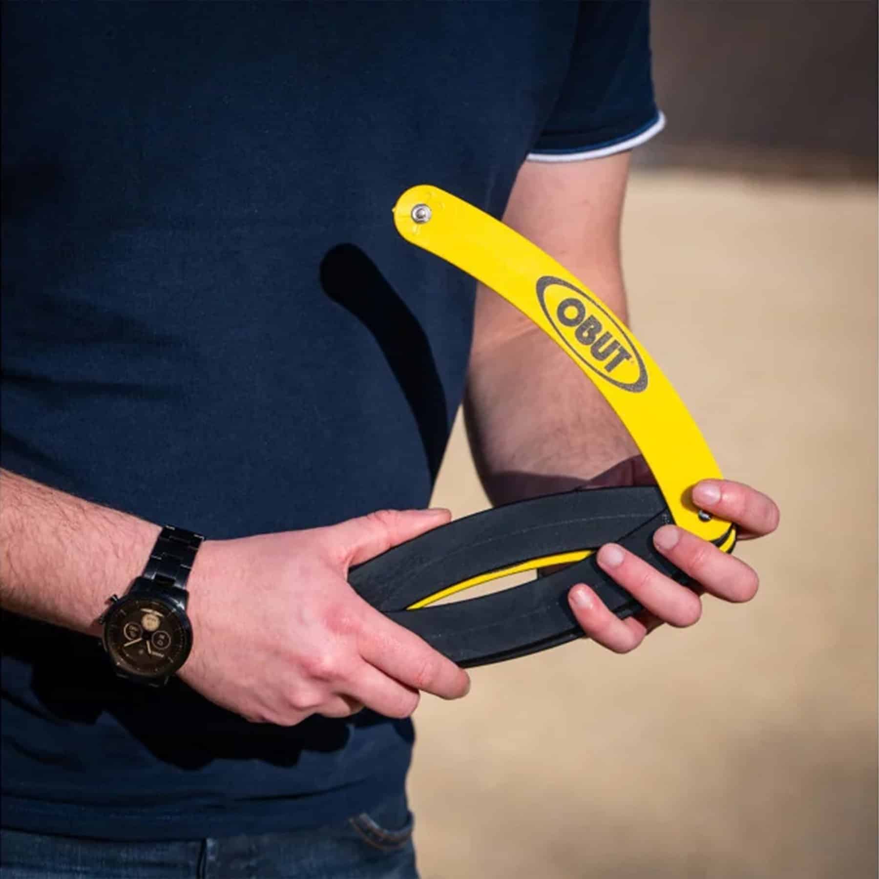 Obut Petanque Folding Circle - Yellow/Black - Image 4