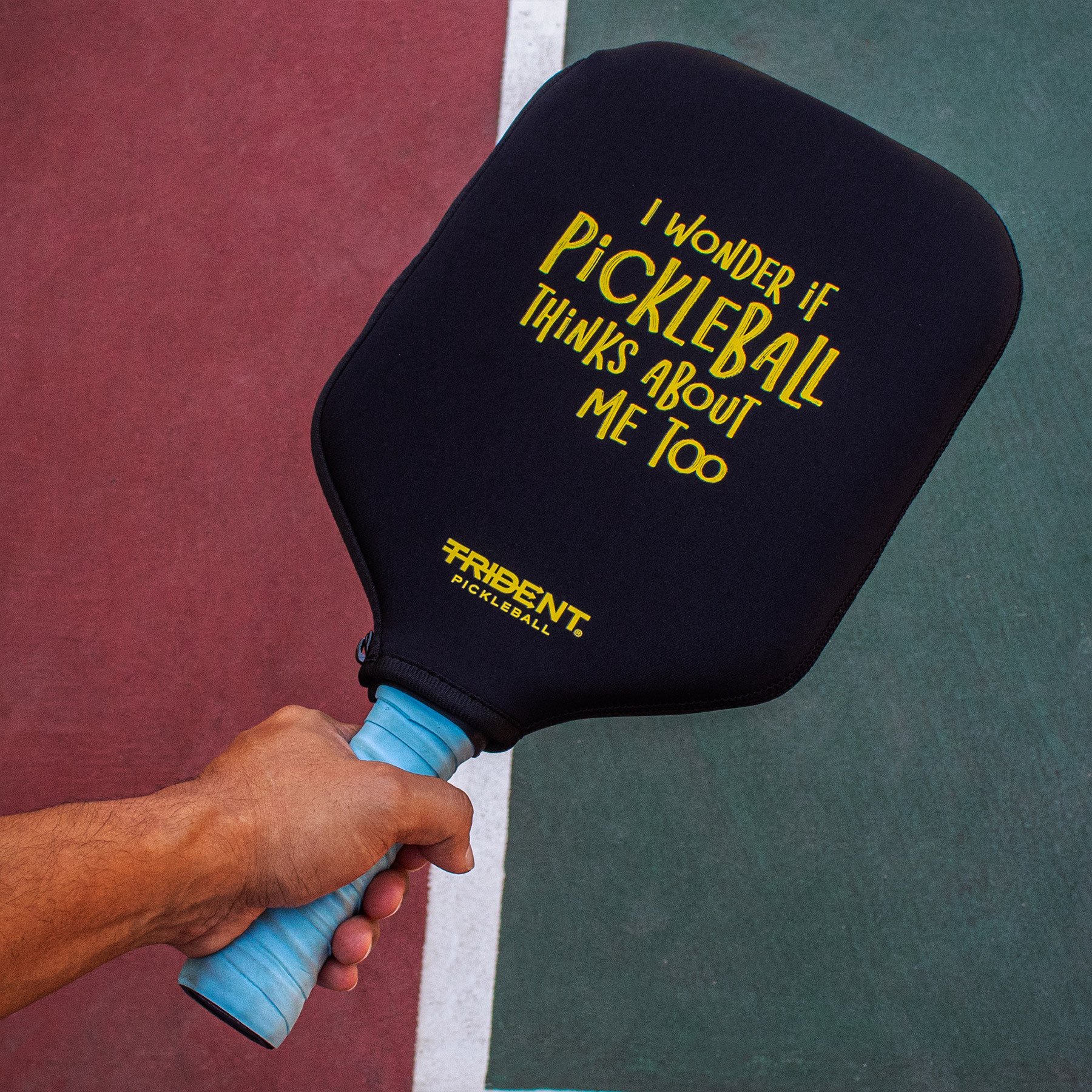 Trident Pickleball Paddle Cover - Thinks About Me - Image 4
