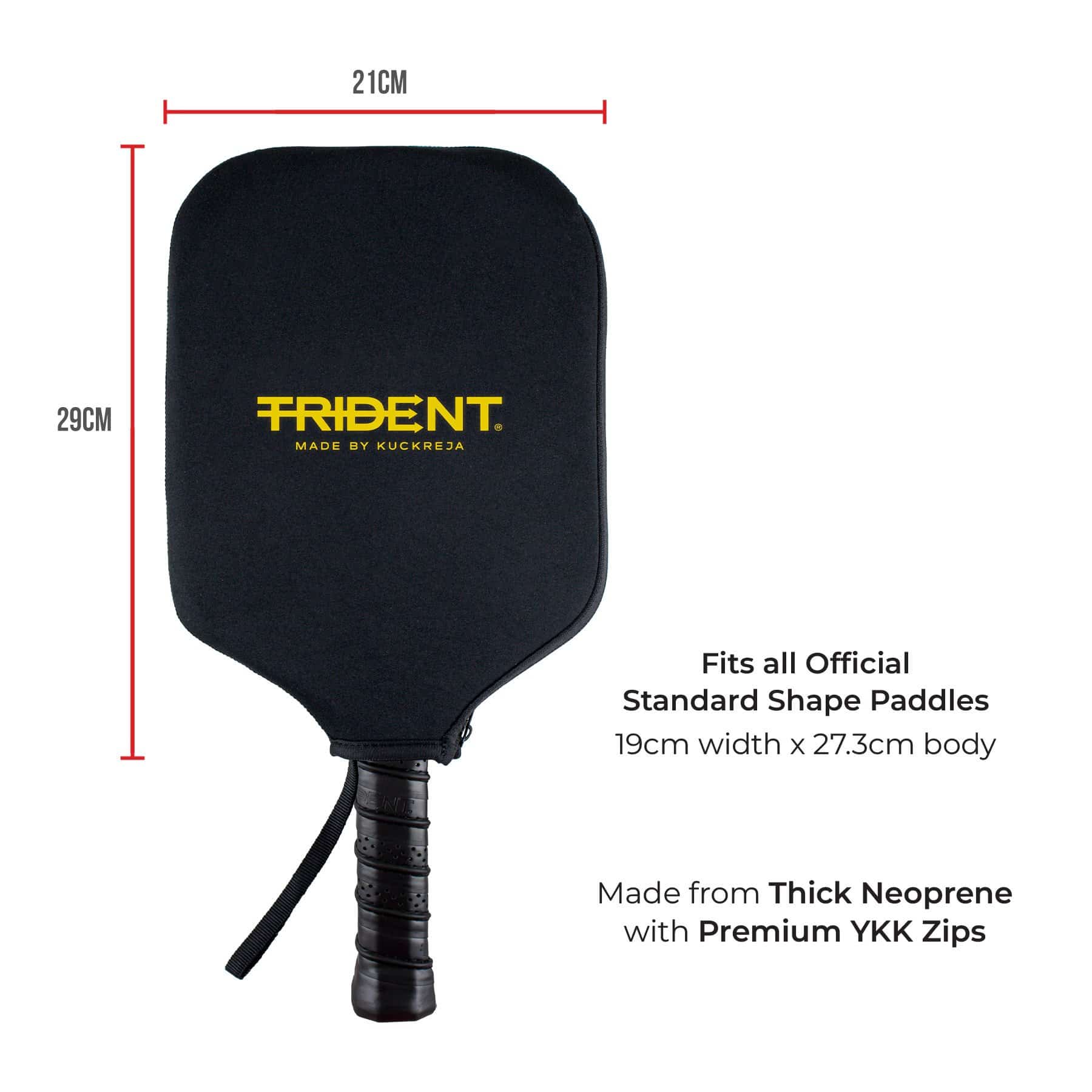 Trident Pickleball Paddle Cover - Thinks About Me - Image 6