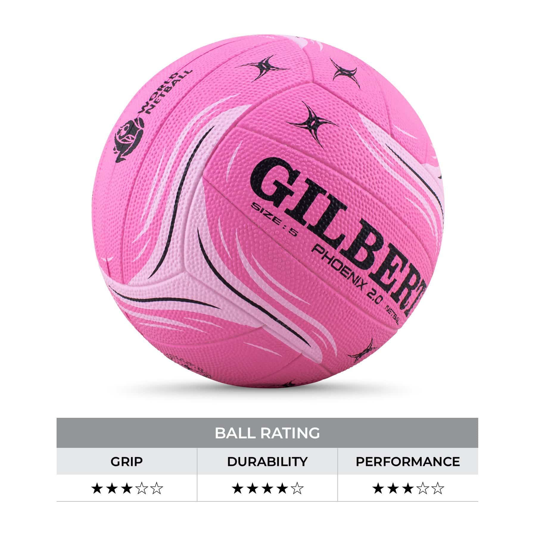 Gilbert Phoenix Match Netball - Pastel (Size 5, 4) - Image 4