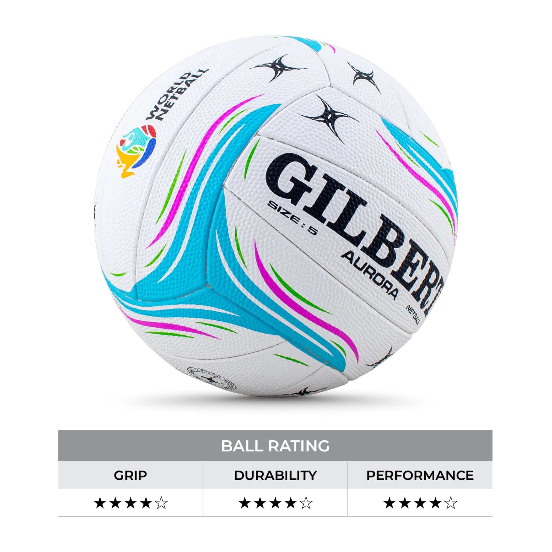 Gilbert Aurora Match Netball (Size 5) - Image 4
