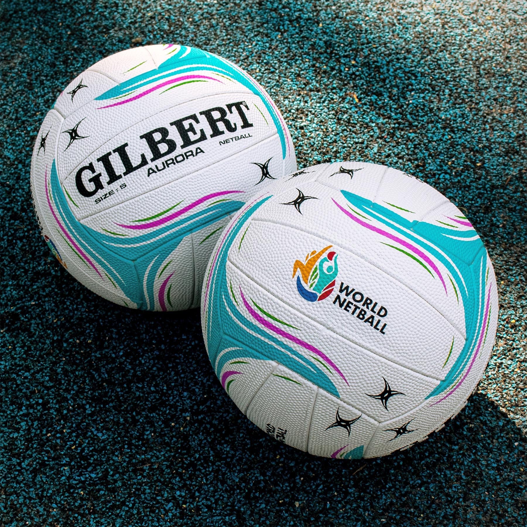 Gilbert Aurora Match Netball (Size 5) - Image 7