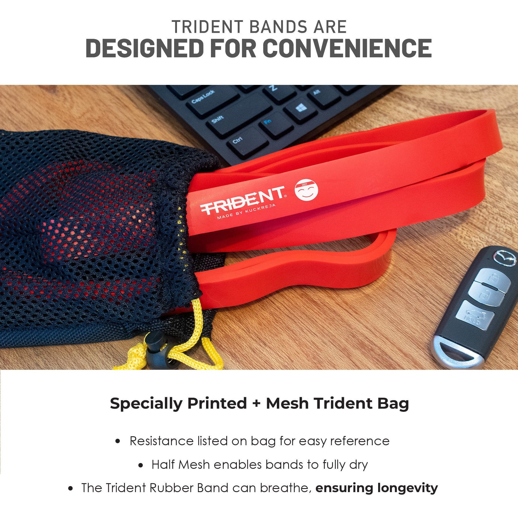 Trident Premium Resistance Band - Super Easy (10-20kg) - Image 5