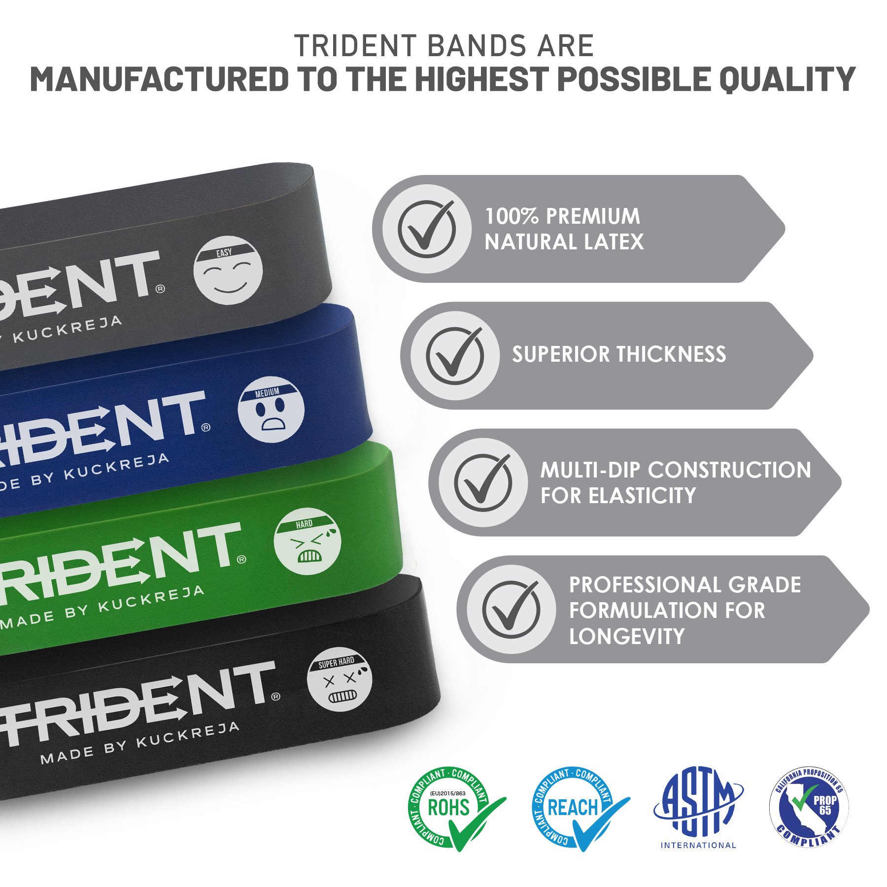 Trident Fitness Band Ring - Super Hard (20-25kg) - Image 4