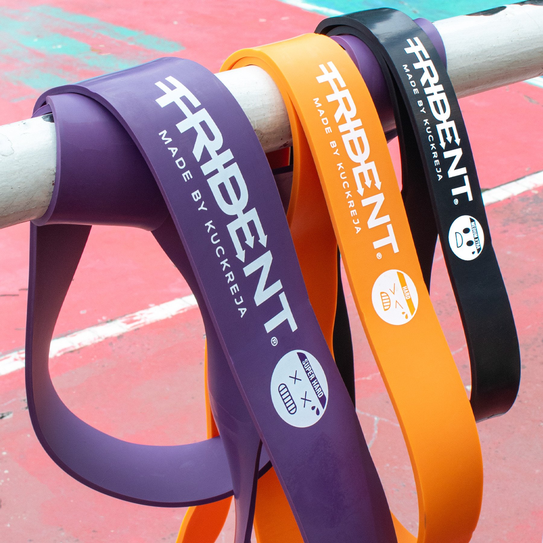 Trident Premium Resistance Band - Medium (18-36kg) - Image 9