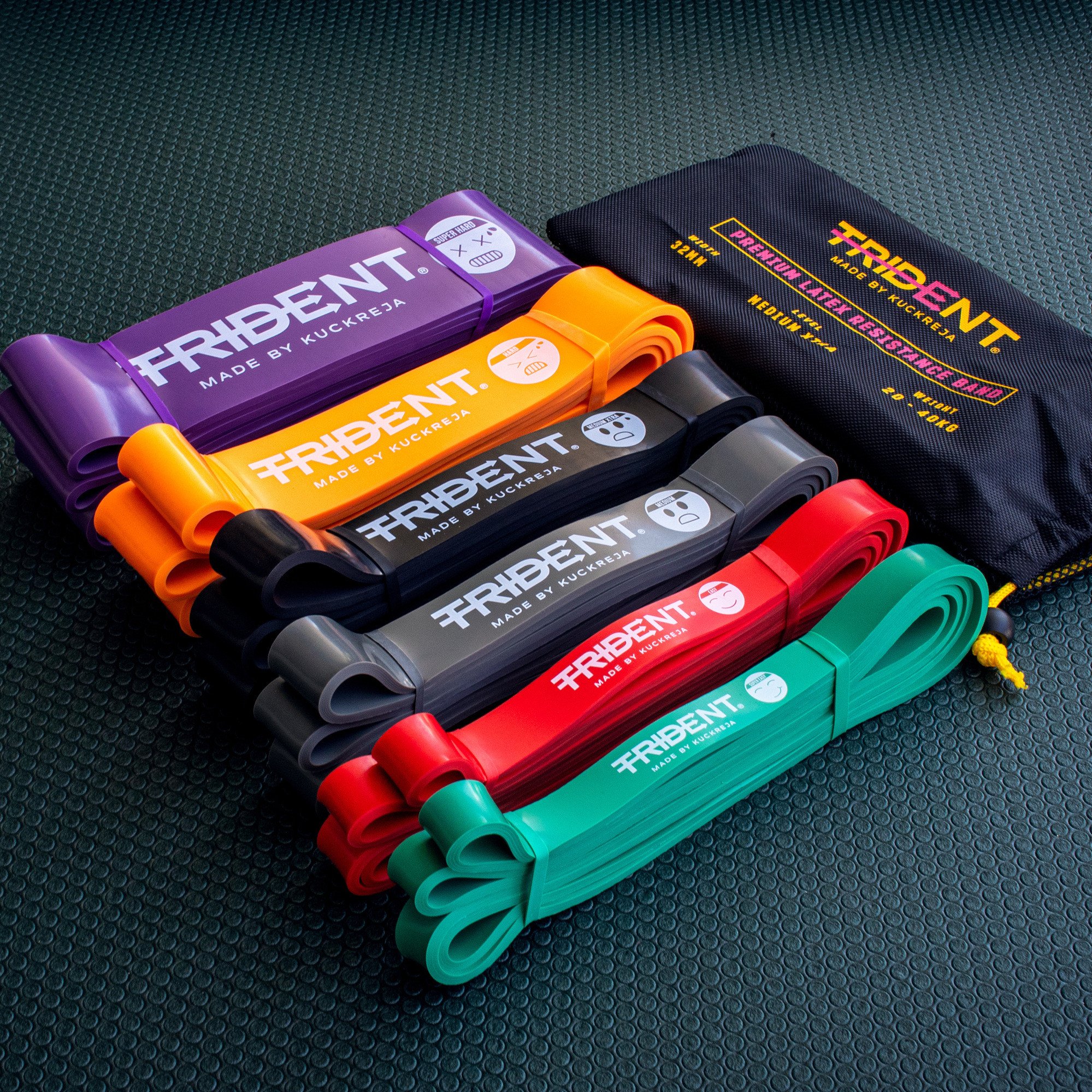Trident Premium Resistance Band - Easy (13-27kg) - Image 10