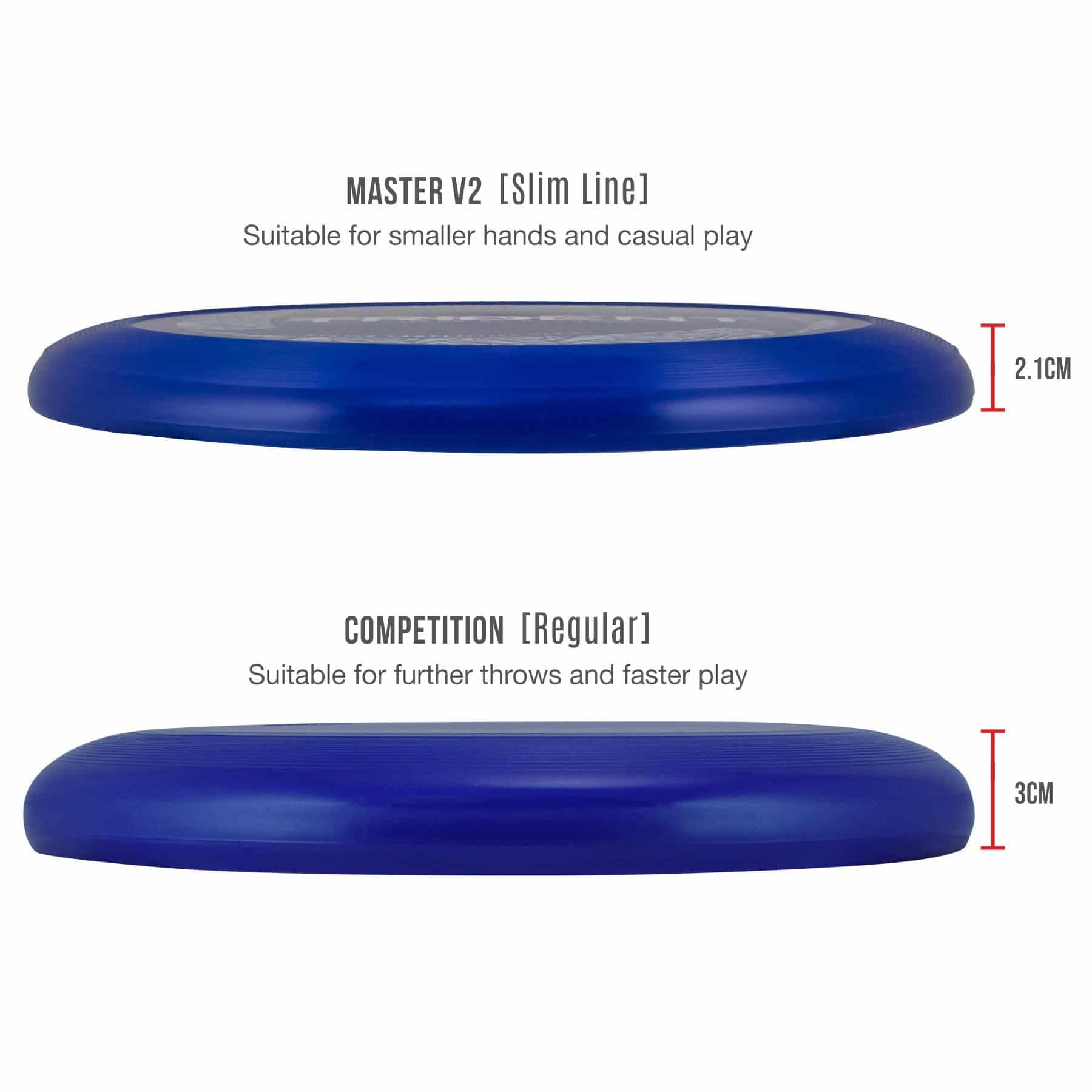 Trident Frisbee 175g - Reflex Blue (Regular/Slimline) - Image 4