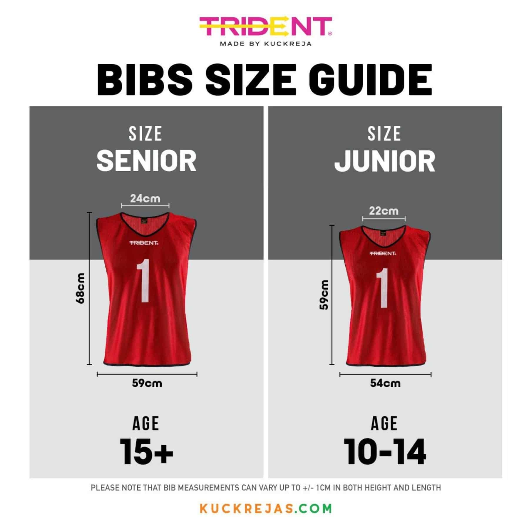 Trident Bibs with Bag - Red (1-12) - Image 5
