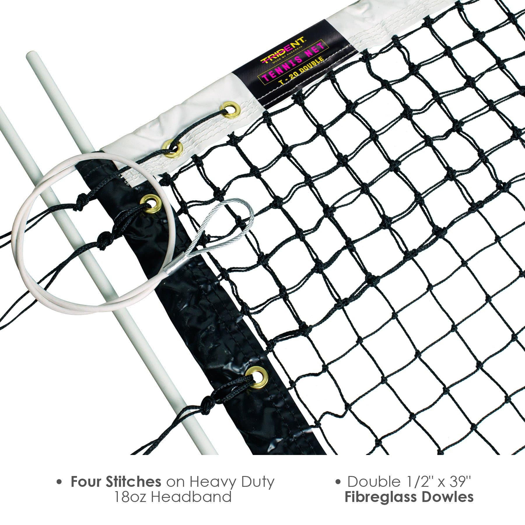 Trident T-20D Tennis Net - Image 5