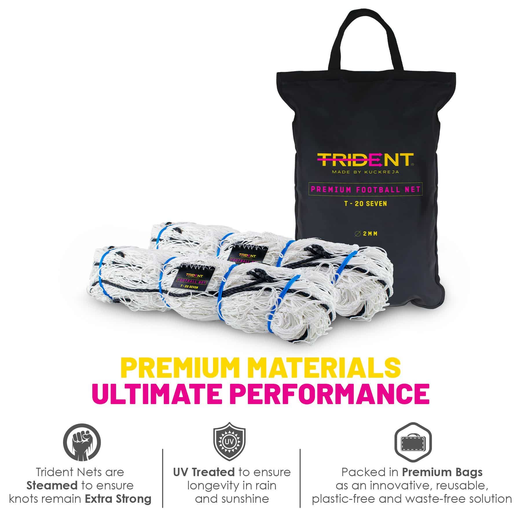 Trident T-20 Seven Junior Football Net (7-a-side) - Image 3