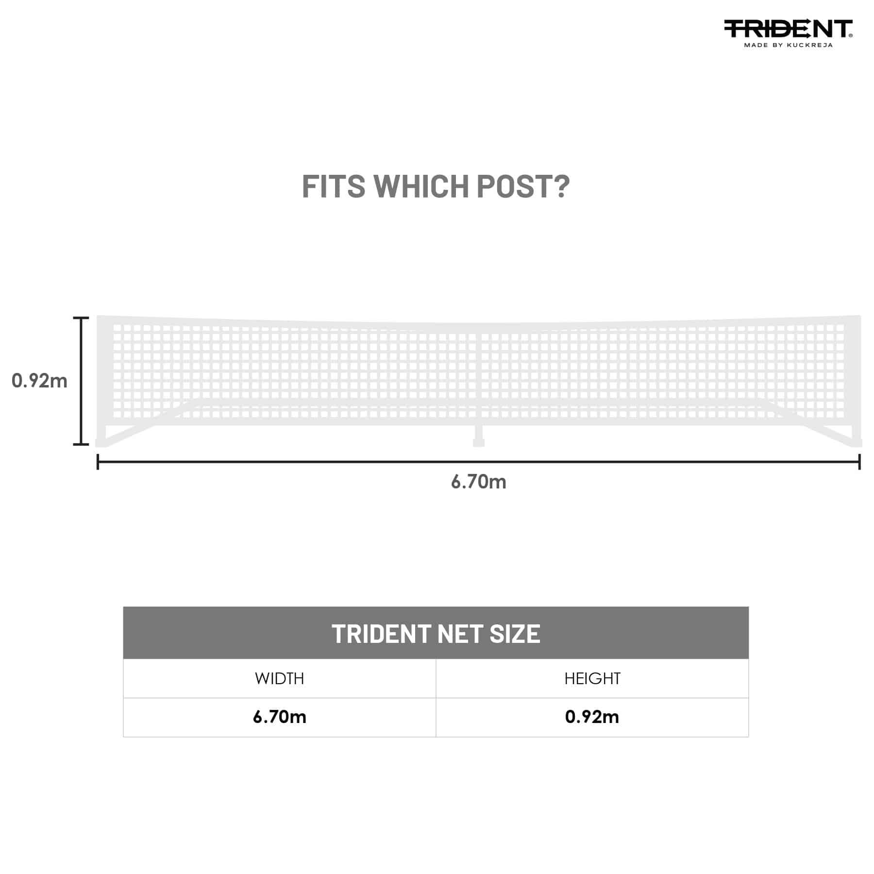 Trident P-20 Pickleball Net - Image 6