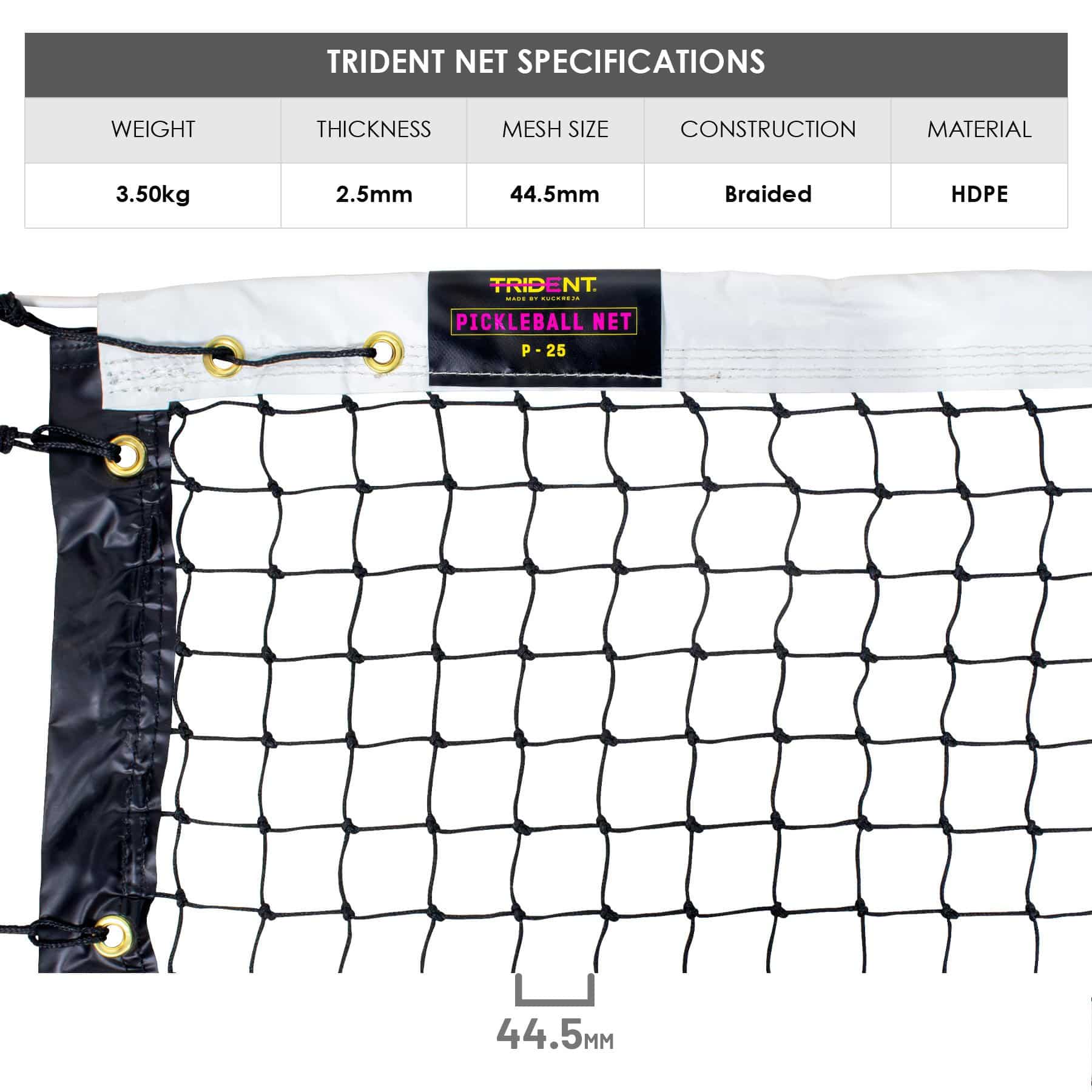 Trident P-25 Pickleball Net - Image 4