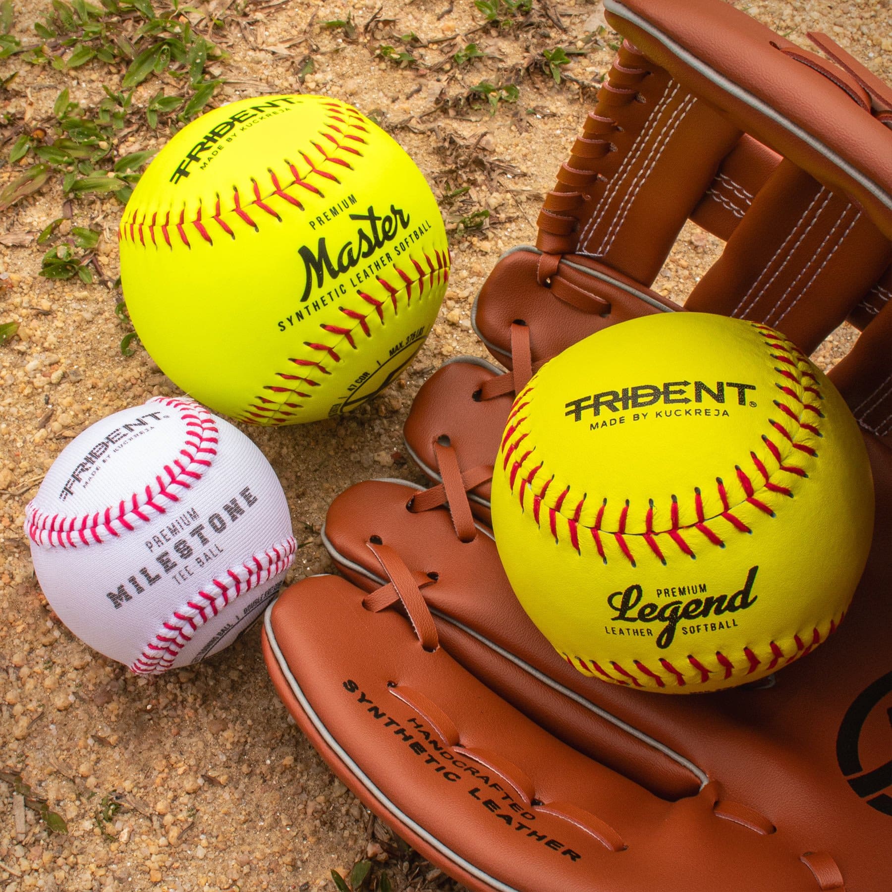 Trident Milestone Double Knit Teeball - 9" - Image 7