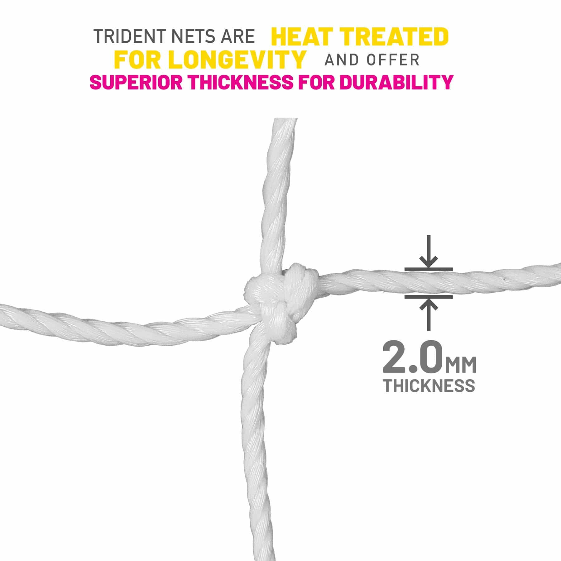 Trident T-20 Nine Junior Football Net (9-a-side) - Image 3