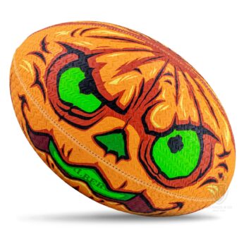 Gilbert Randoms Rugby Ball – Pumpkin (Size 5)