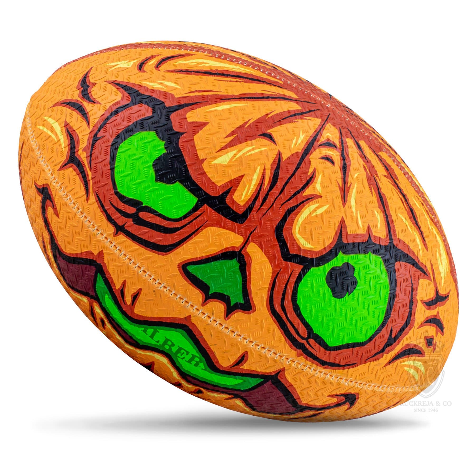 Gilbert Randoms Rugby Ball - Pumpkin (Size 5)