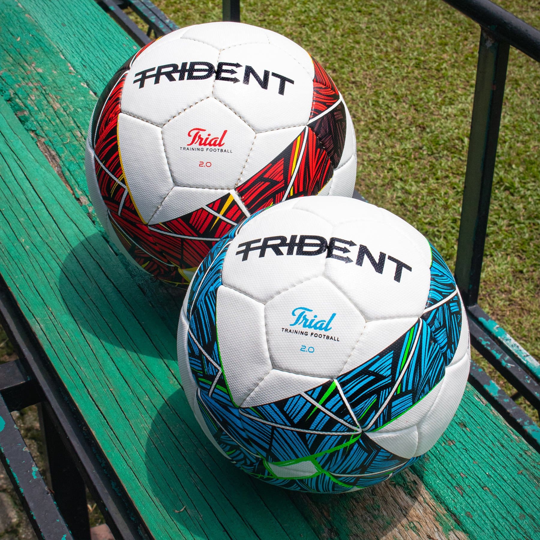 Trident Trial 2.0 Training Football - Size 5 (Chaos Red) - Image 8