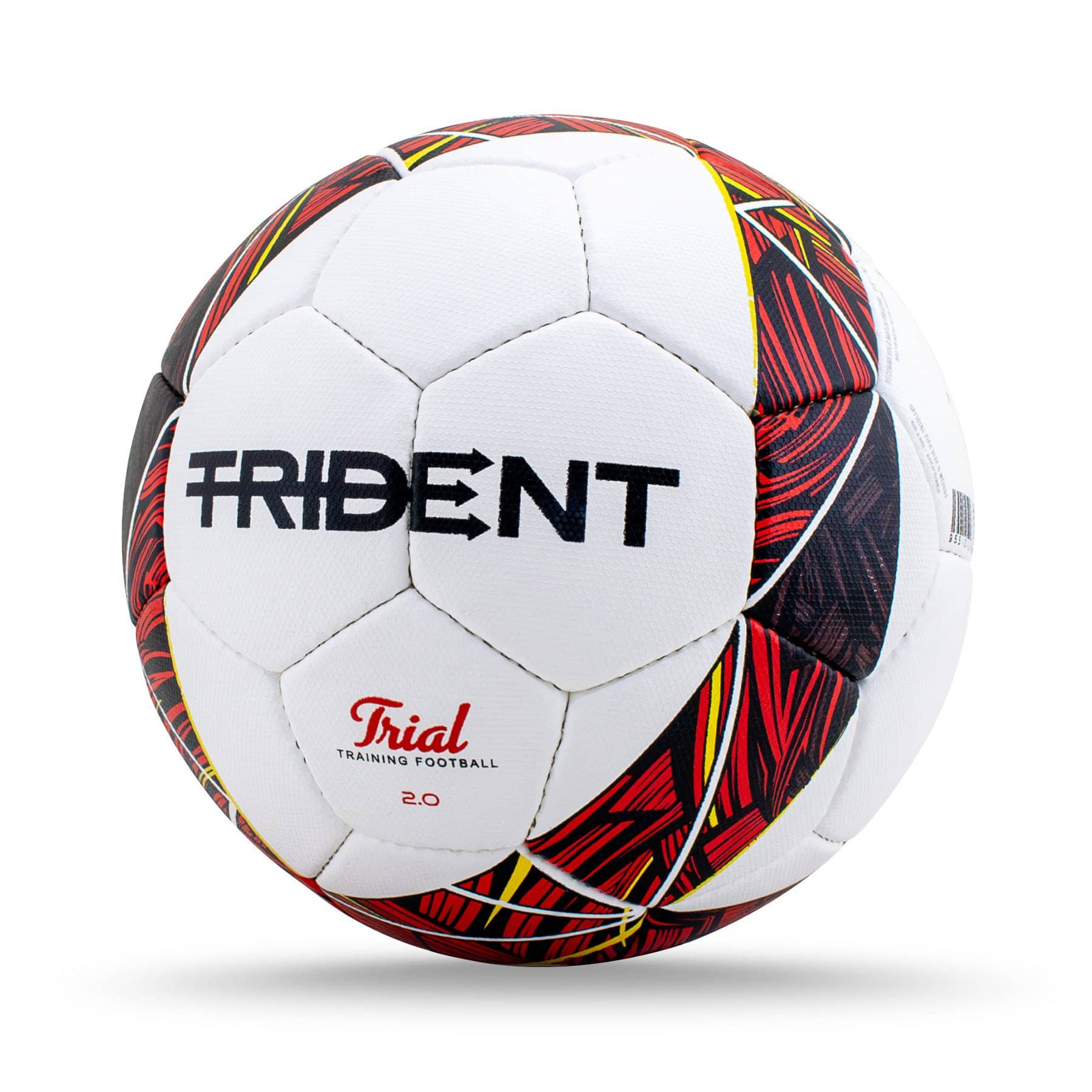 Trident Trial 2.0 Training Football - Size 5 (Chaos Red)
