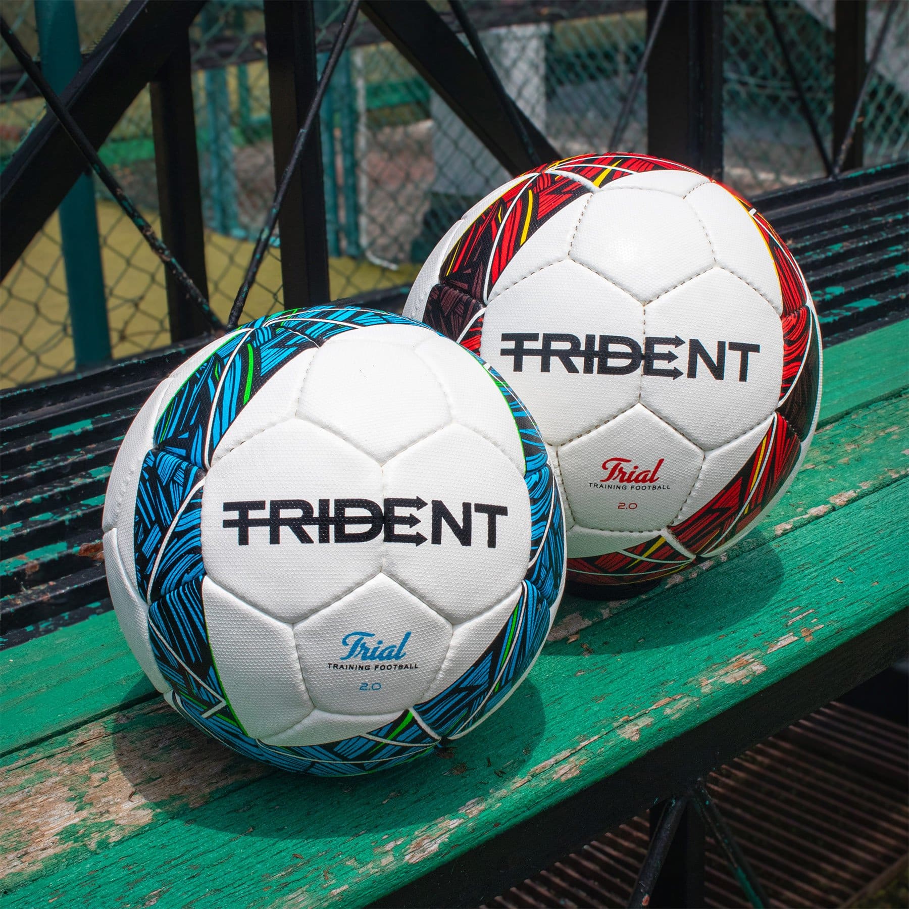 Trident Trial 2.0 Training Football - Size 4 (Chaos Blue) - Image 8