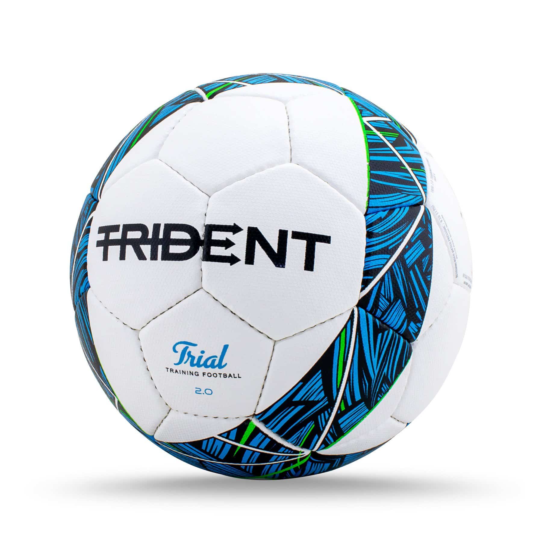 Trident Trial 2.0 Training Football - Size 4 (Chaos Blue)