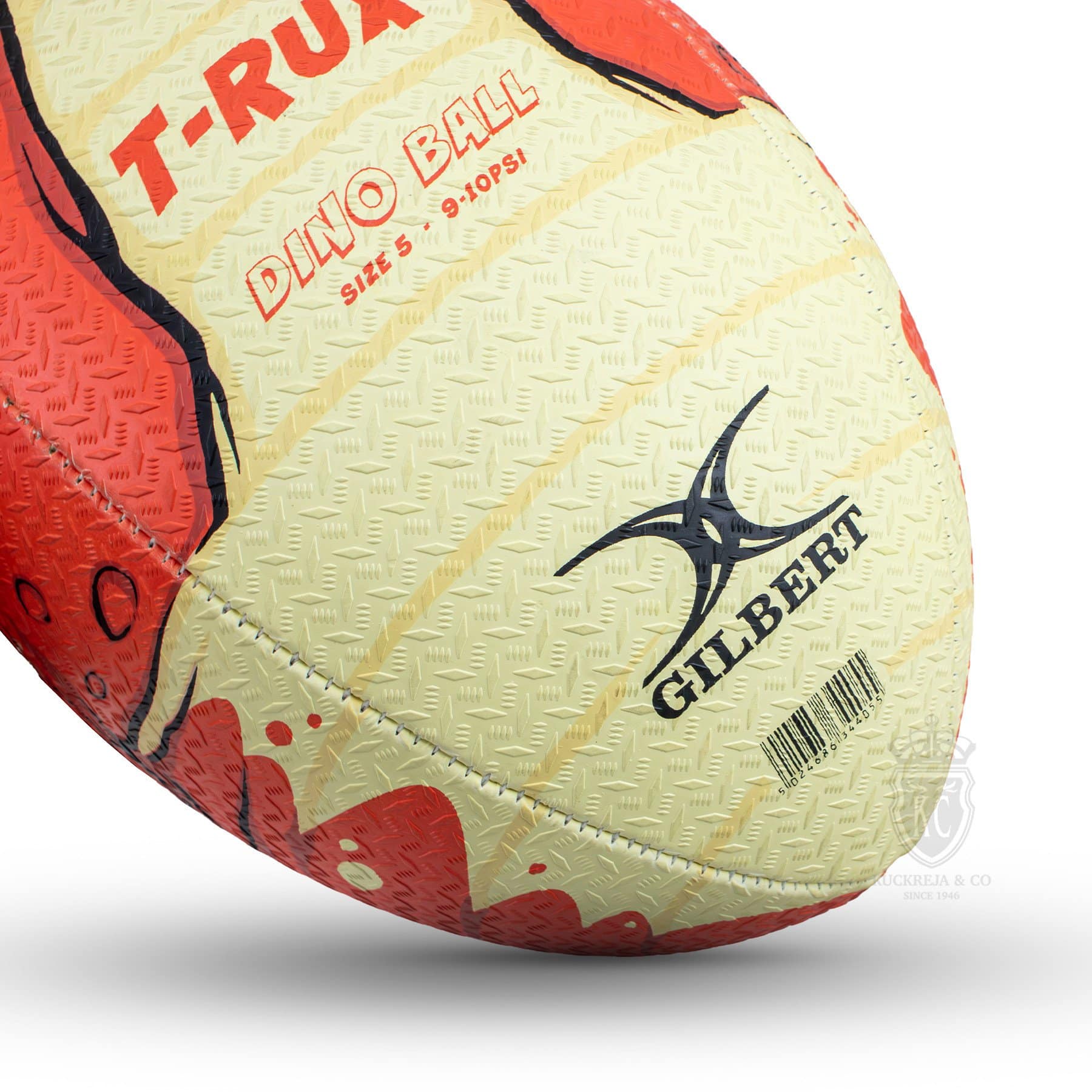 Gilbert Randoms Rugby Ball - T-Rux (Size 5) - Image 5