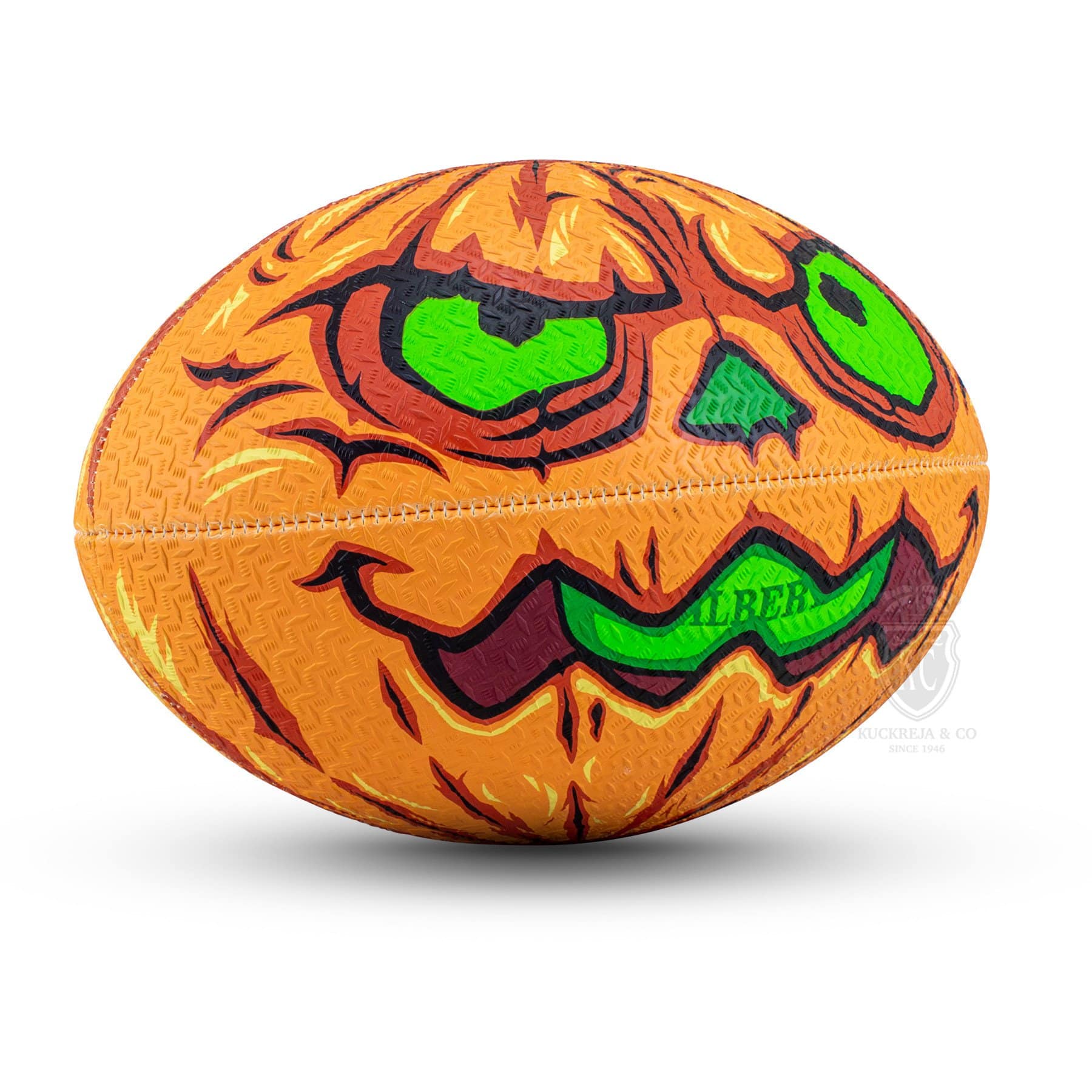 Gilbert Randoms Rugby Ball - Pumpkin (Size 5) - Image 5