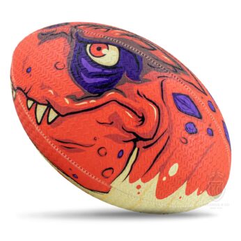 Gilbert Randoms Rugby Ball – T-Rux (Size 5)
