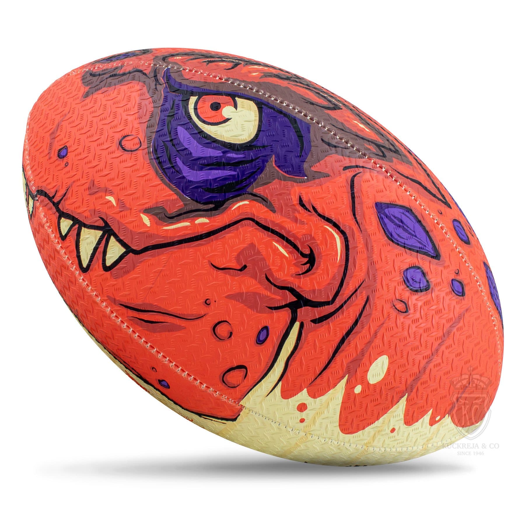 Gilbert Randoms Rugby Ball - T-Rux (Size 5)
