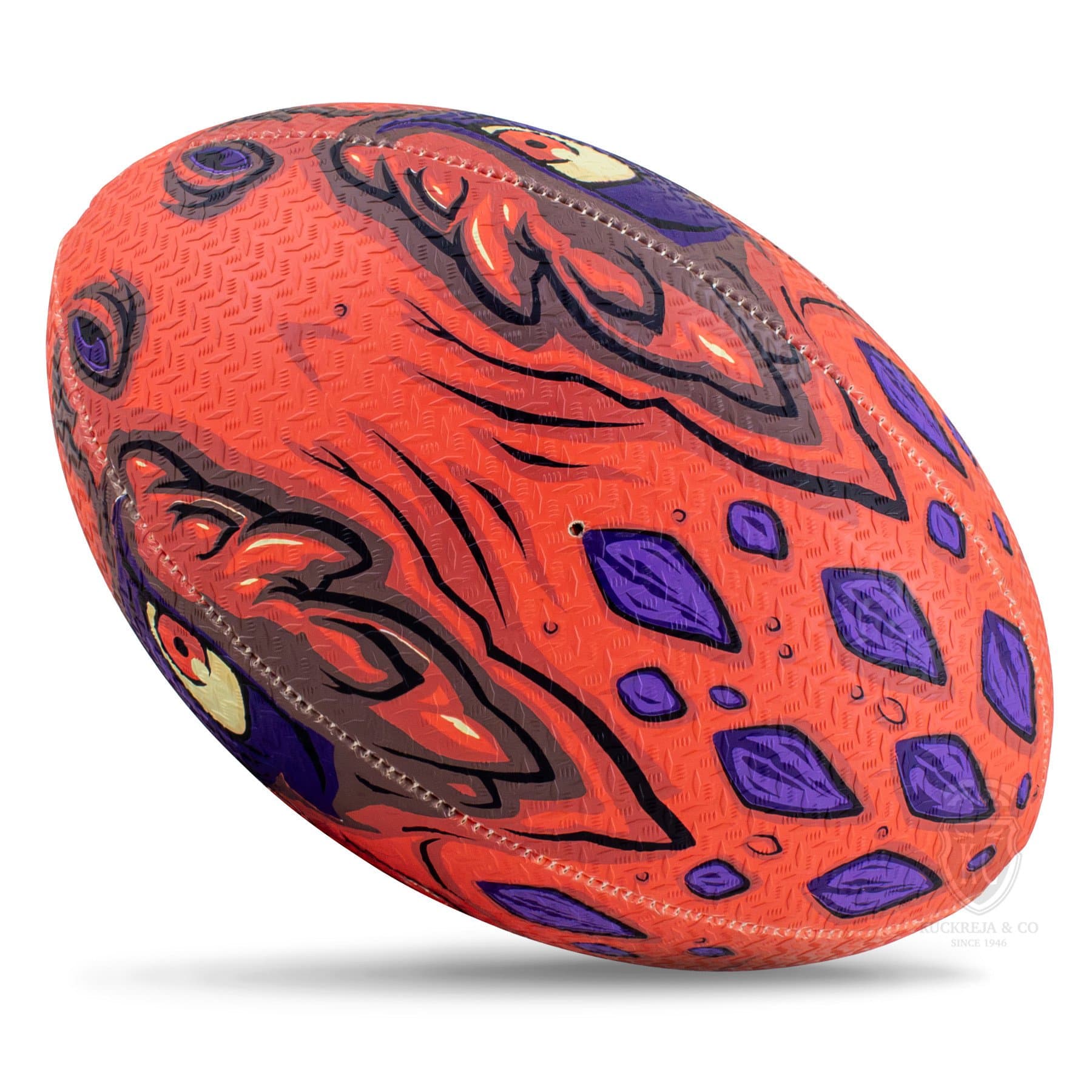 Gilbert Randoms Rugby Ball - T-Rux (Size 5) - Image 2