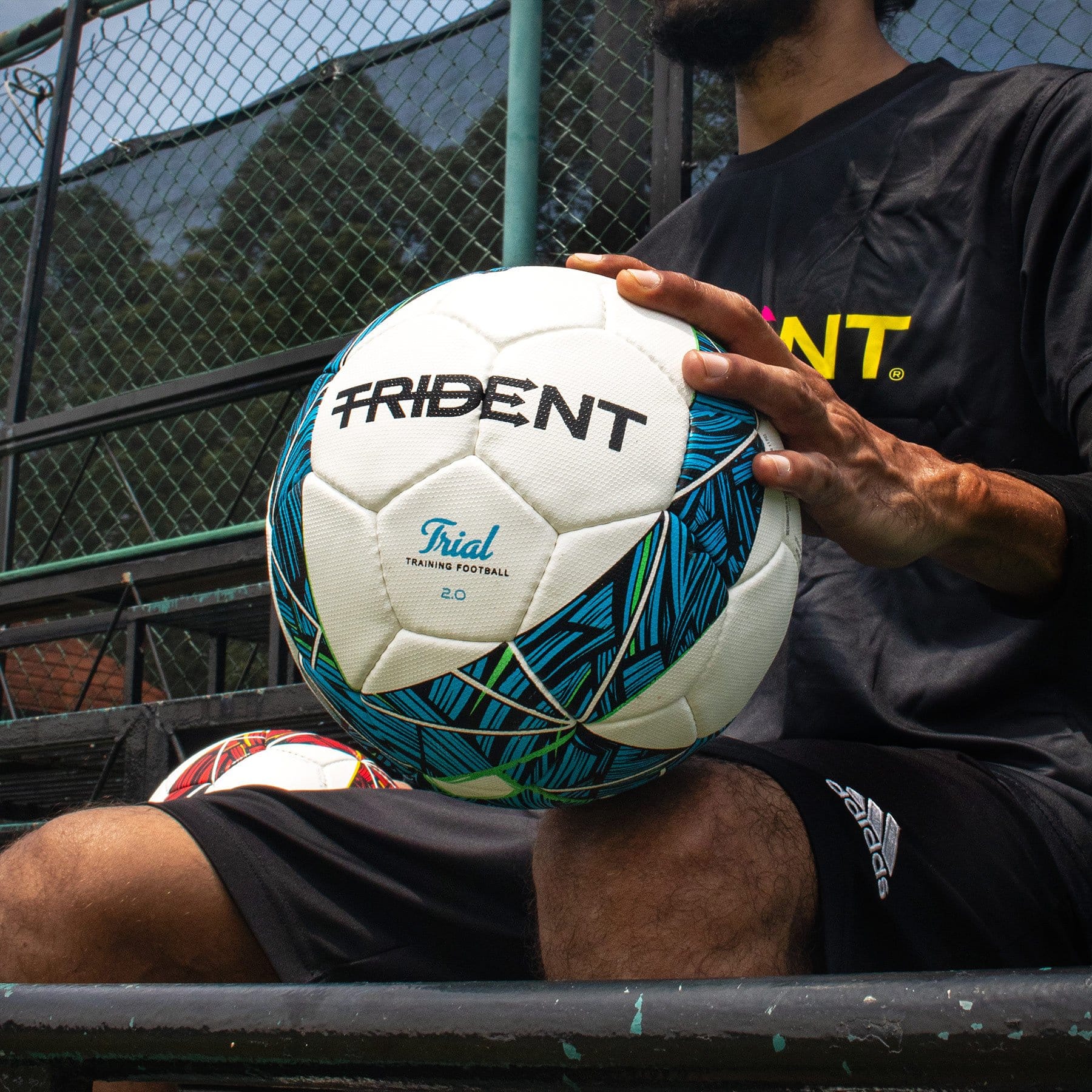 Trident Trial 2.0 Training Football - Size 4 (Chaos Blue) - Image 7