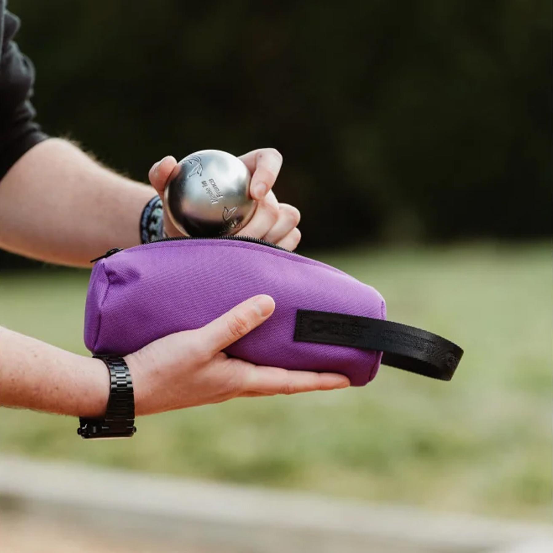 Obut Petanque Canvas Bag - Purple - Image 2