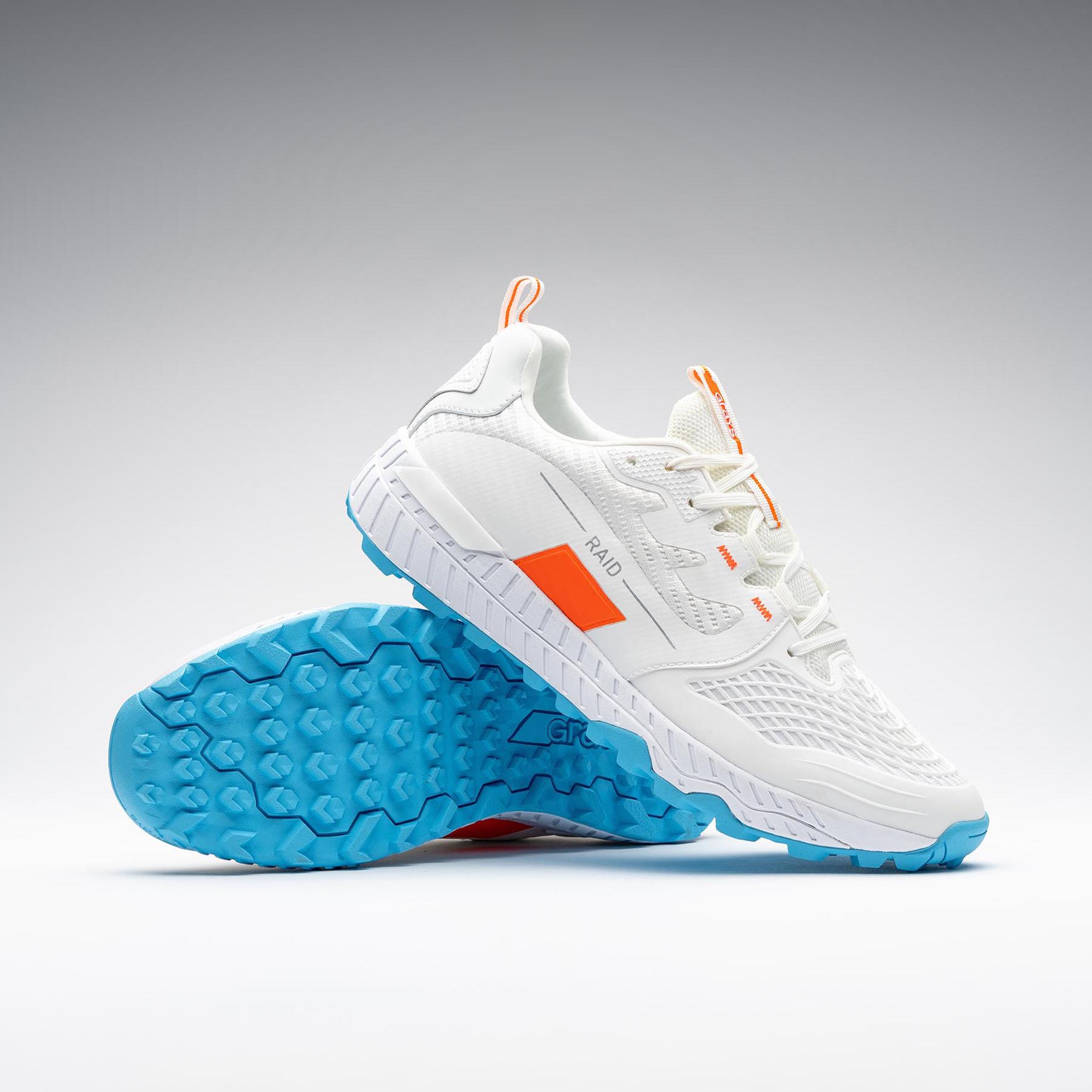 Grays Raid 3.0 Hockey Shoes - White