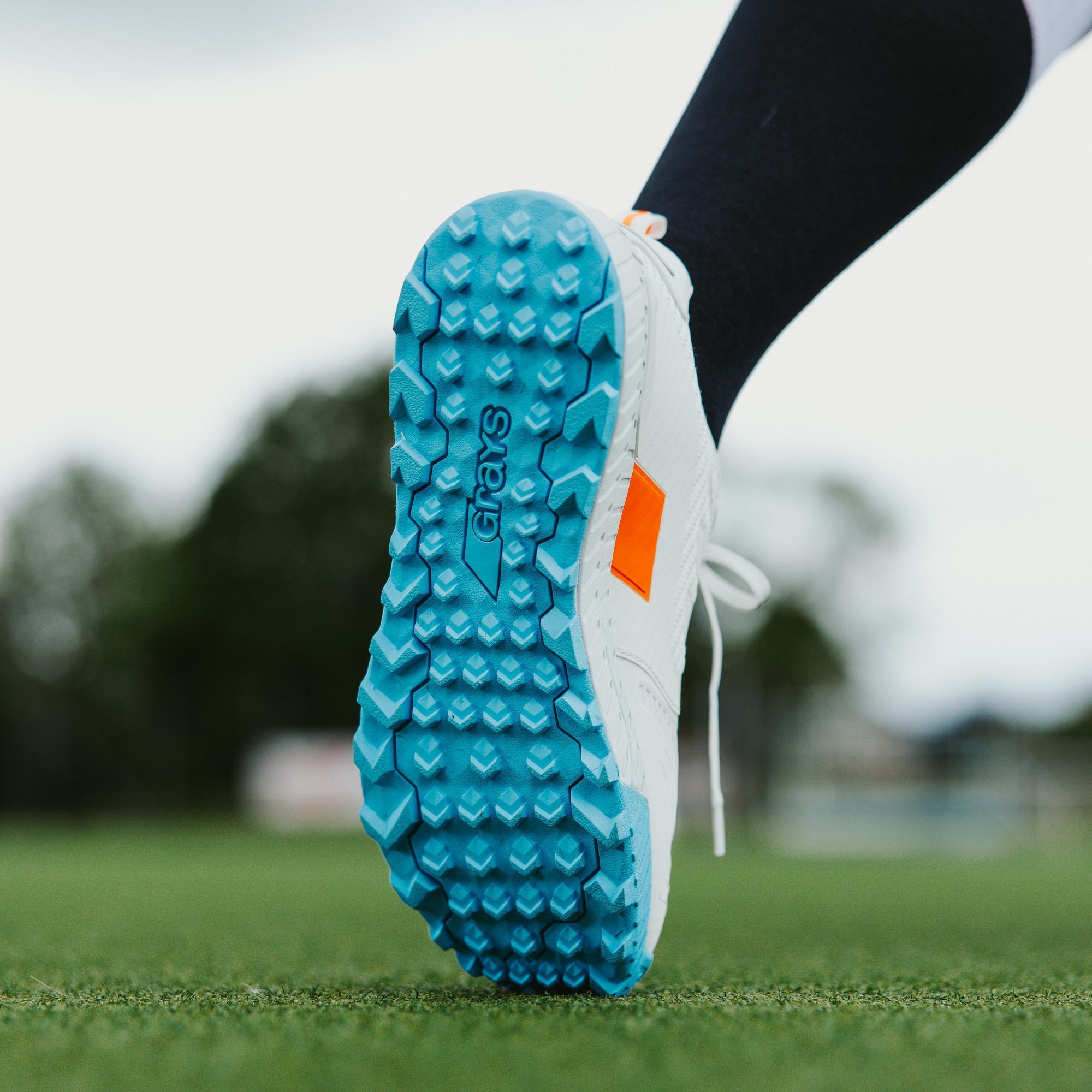 Grays Raid 3.0 Hockey Shoes - White - Image 3