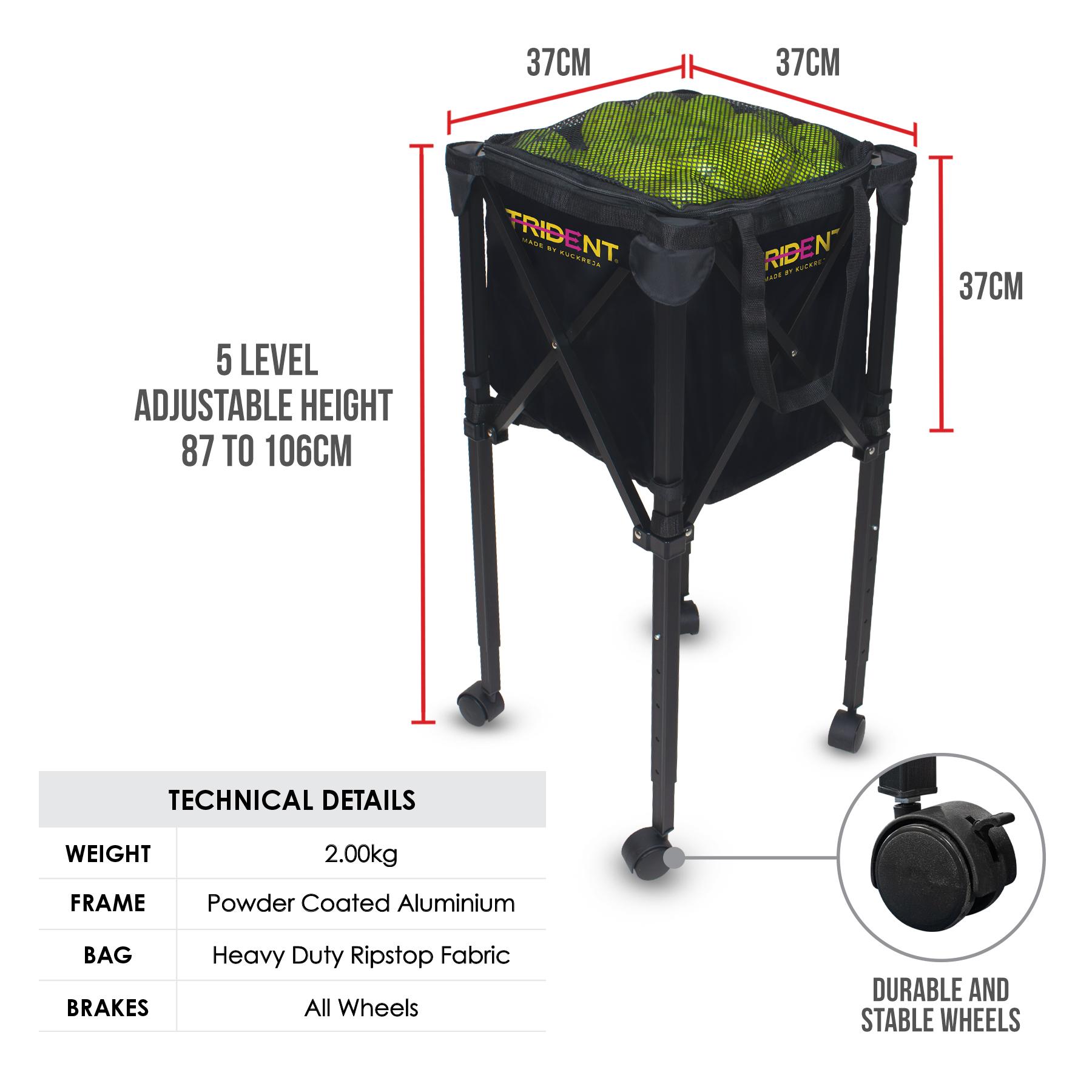 Trident Pickleball and Tennis Ball Cart - Image 5
