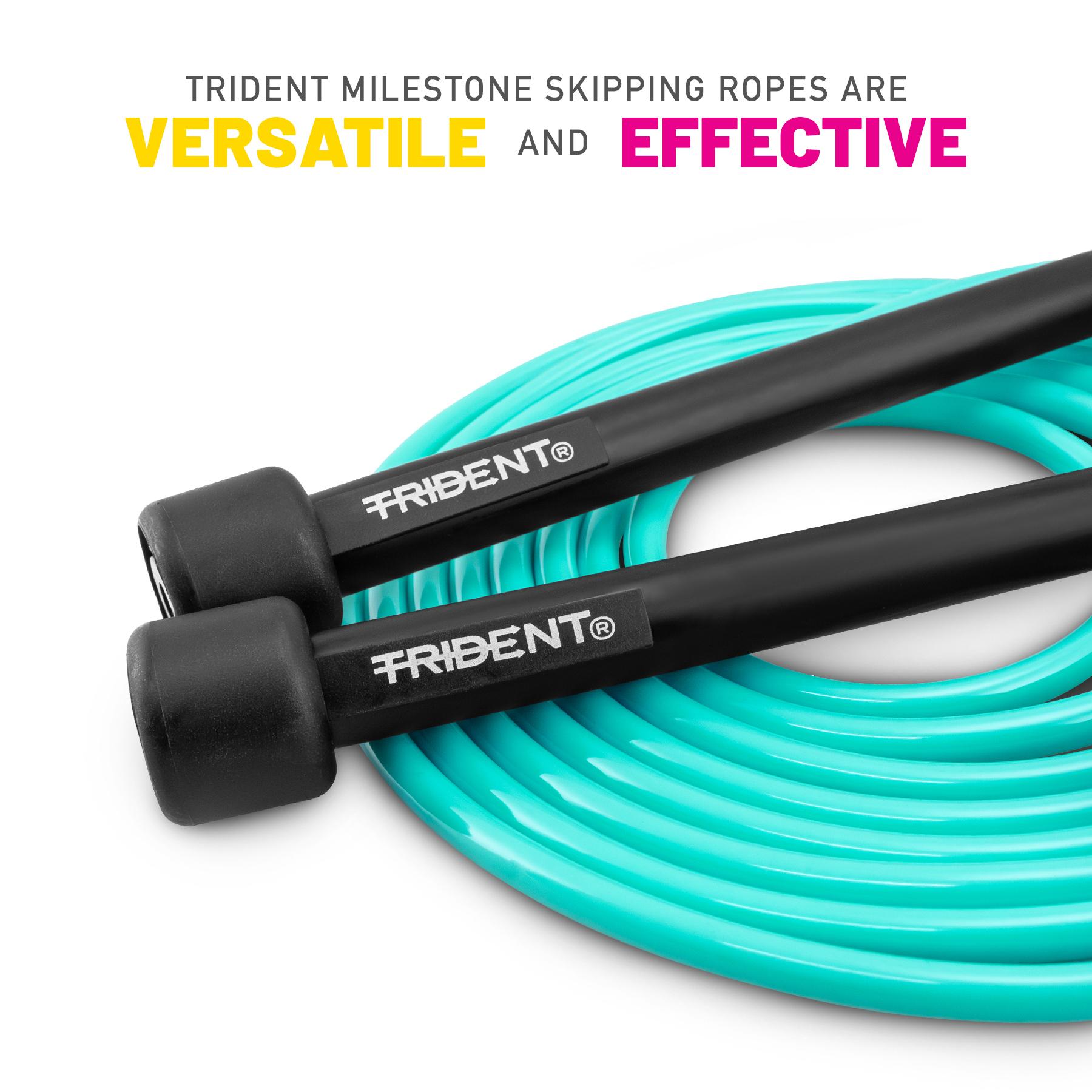 Trident Milestone Skipping Rope - Cool Turquoise - Image 2
