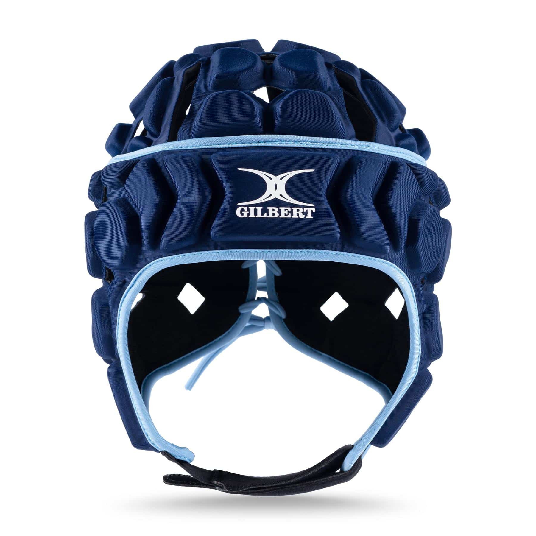 Gilbert Octane Headguard - Navy/Sky
