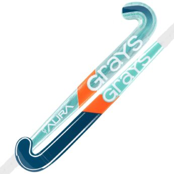 Grays Aura Junior Wooden Hockey Stick – Teal/Navy (34″)