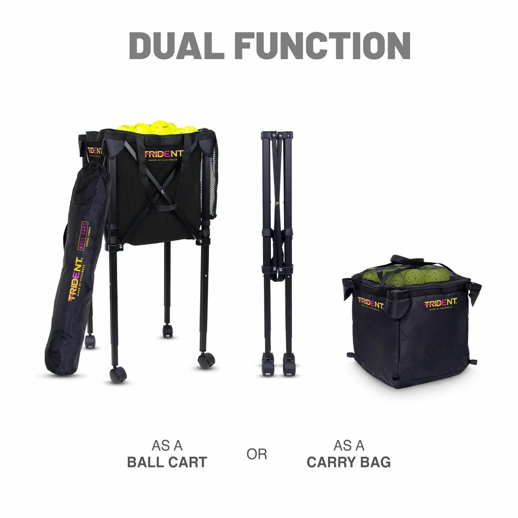 Trident Pickleball and Tennis Ball Cart - Image 4