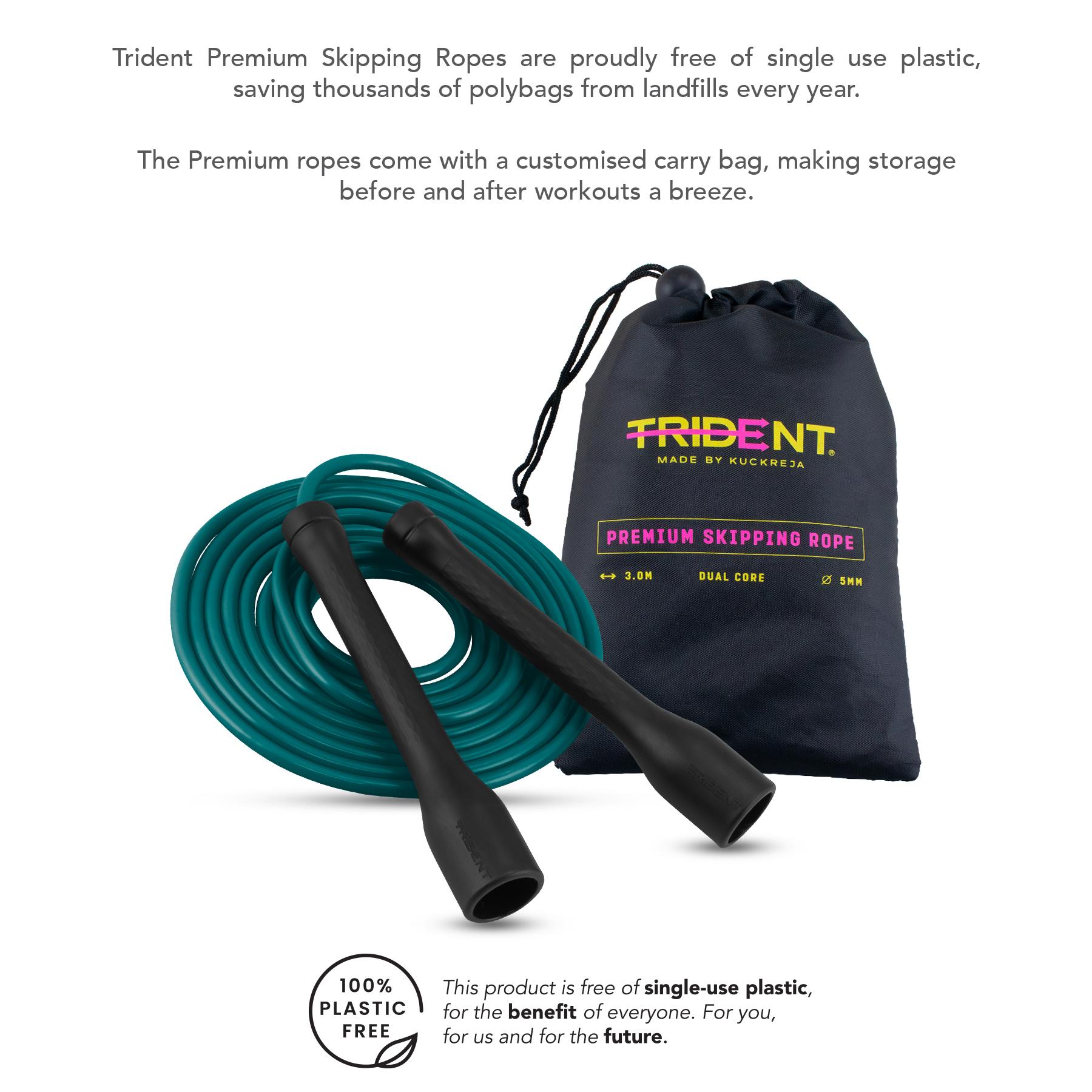 Trident Premium Skipping Rope - Pure Teal - Image 6