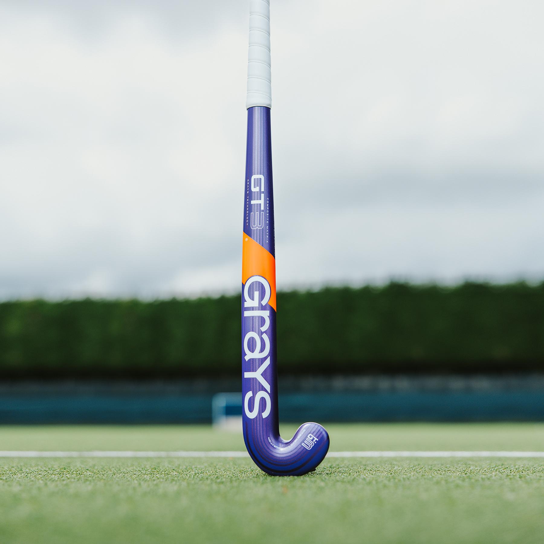 Grays GT3 Junior Composite Hockey Stick - Purple (34") - Image 6