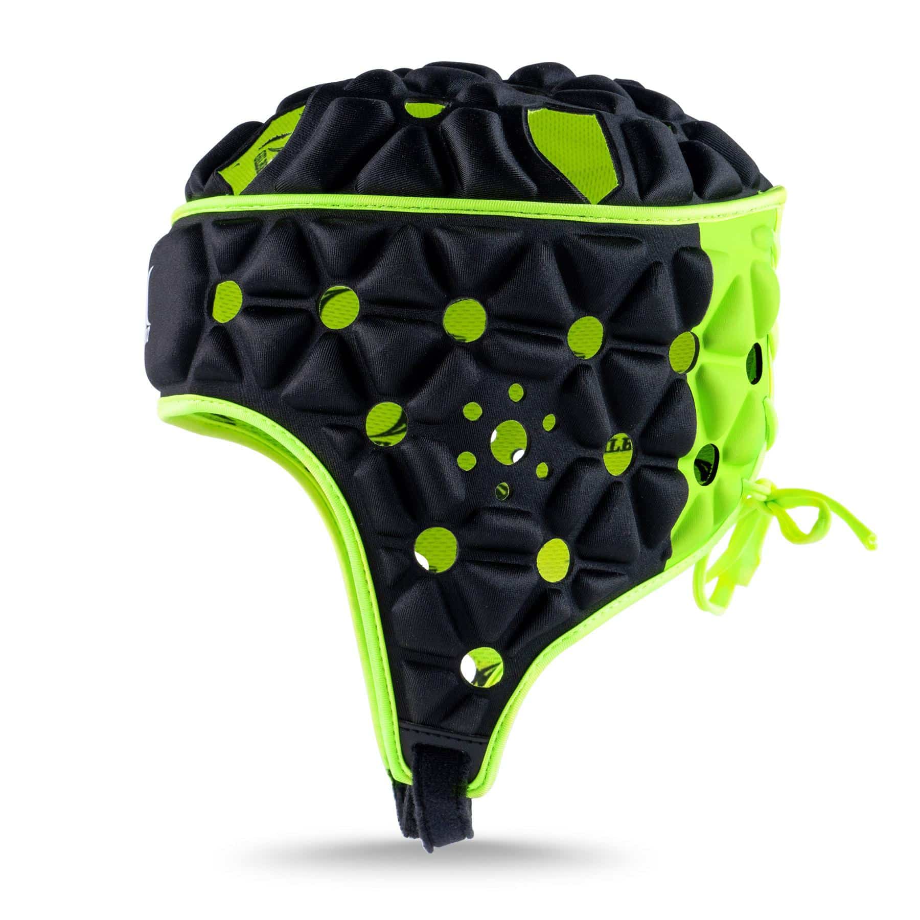 Gilbert Air Headguard - Black/Green - Image 4