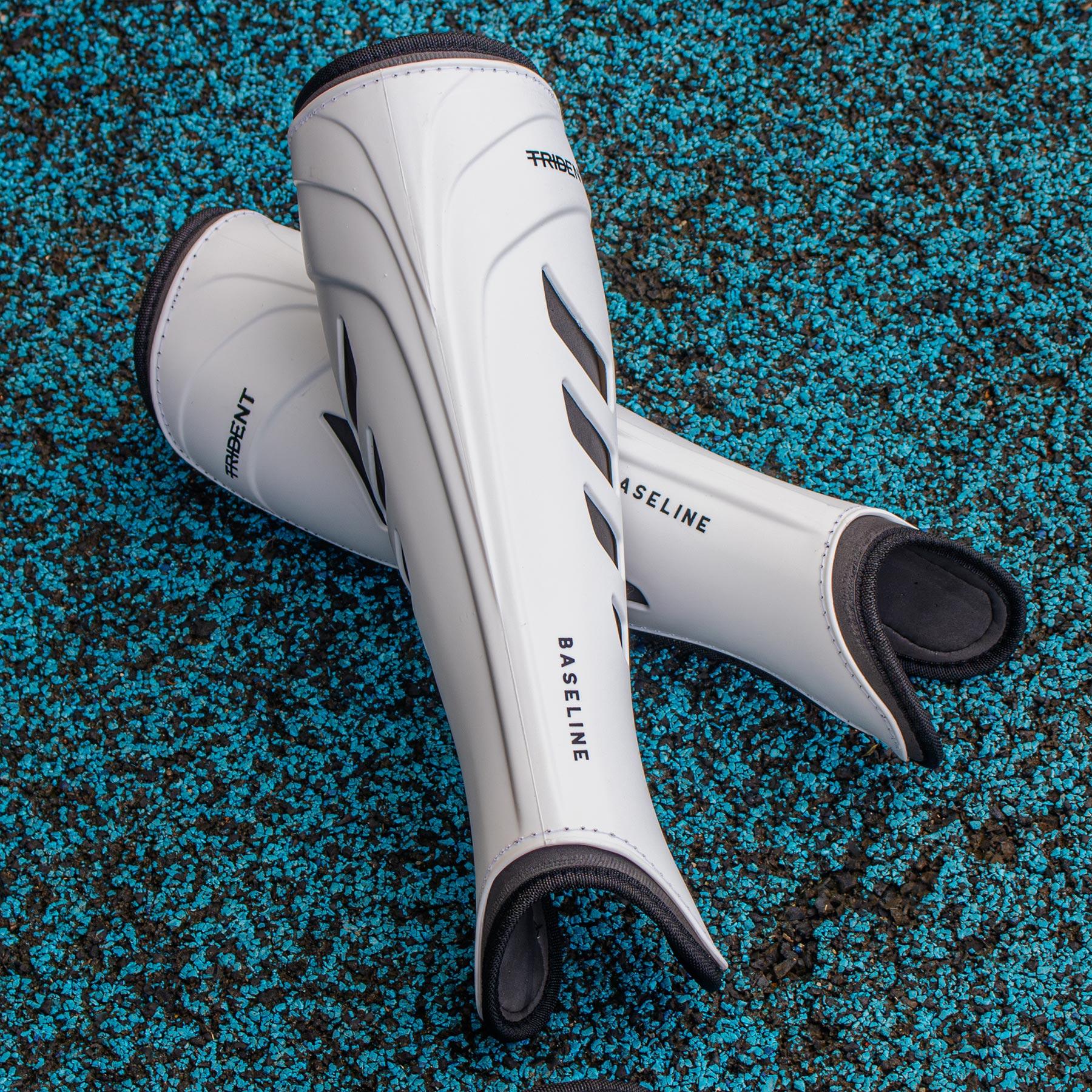 Trident Baseline Hockey Shinguard - White - Image 3