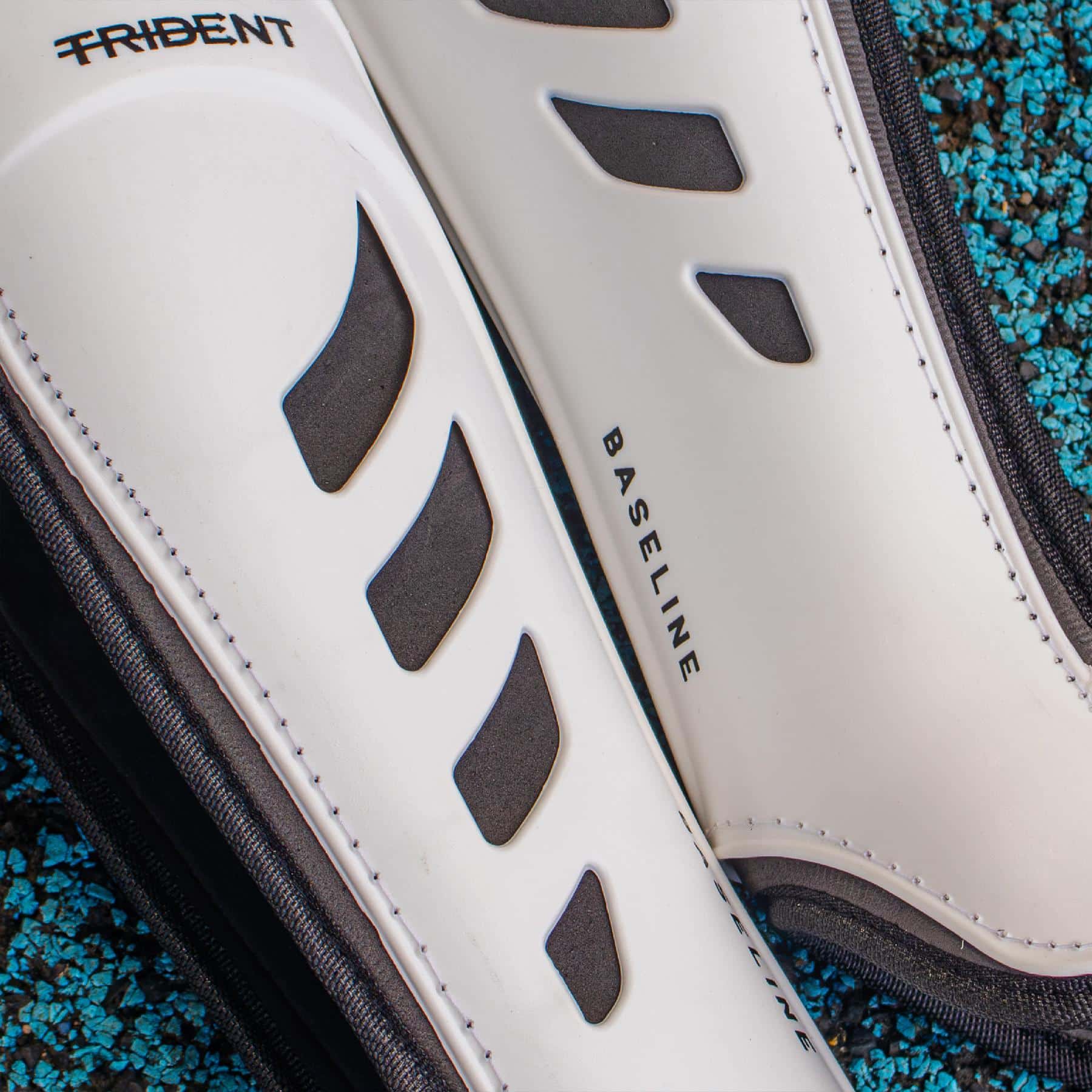 Trident Baseline Hockey Shinguard - White - Image 7