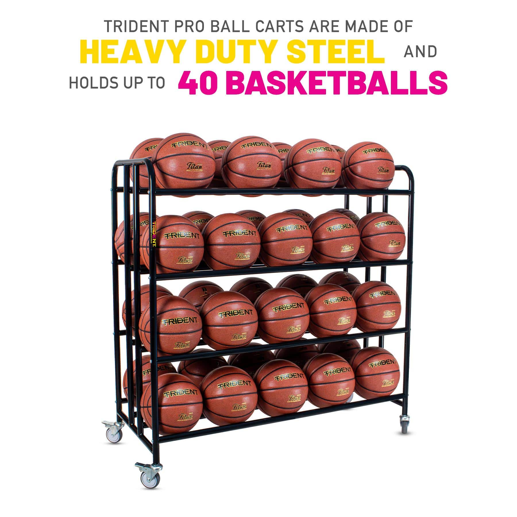 Trident Pro 4 Level Ball Cart - Image 2